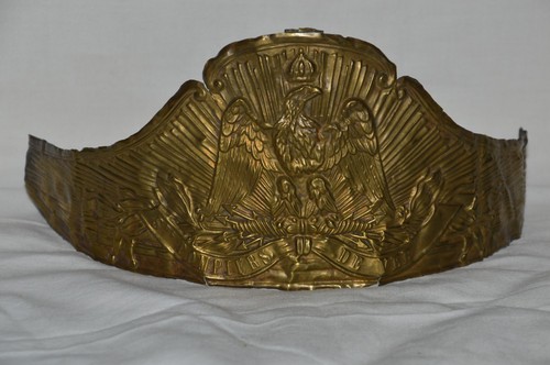Plaque casque pompiers mle - casque,