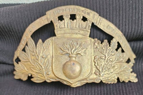 Plaque casque pompier - de, de