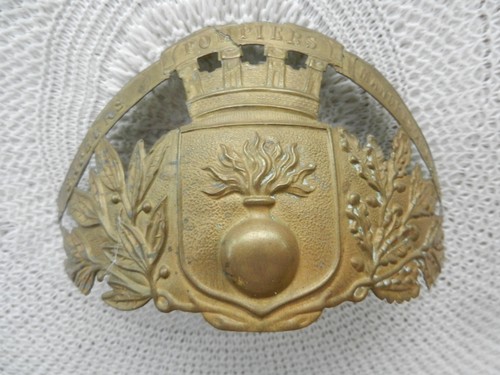Plaque casque pompiers - plaque, de