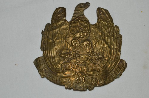 Plaque casque pompiers mle - plaque,