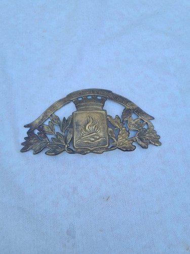 Plaque casque pompier - plaque, de